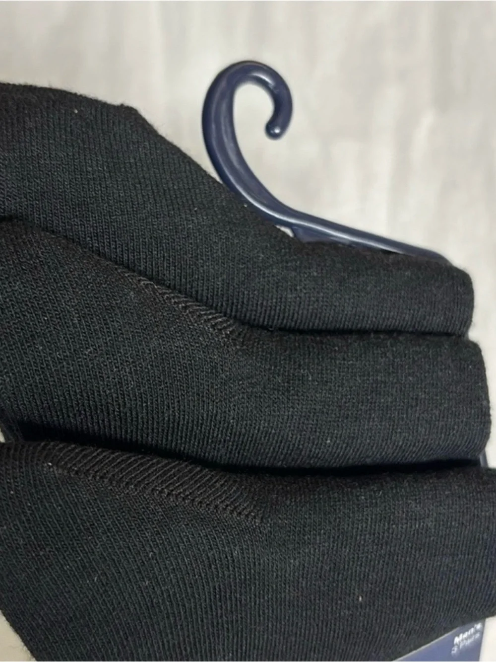 New Gap Socks Men’s 3 Pair Black Cotton Crews Business Casual Dress Preppy Socks
